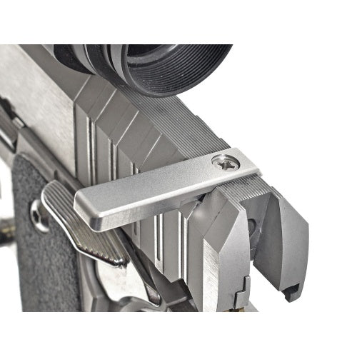 Load image into Gallery viewer, COWCOW RAW Cocking Handle - Open B - Silver For Marui Hi-Capa #CCT-TMHC-091