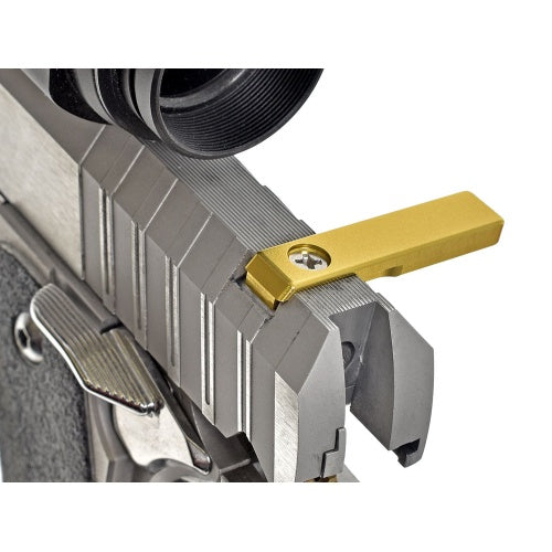 Load image into Gallery viewer, COWCOW RAW Cocking Handle - Open B - Gold For Marui Hi-Capa #CCT-TMHC-093
