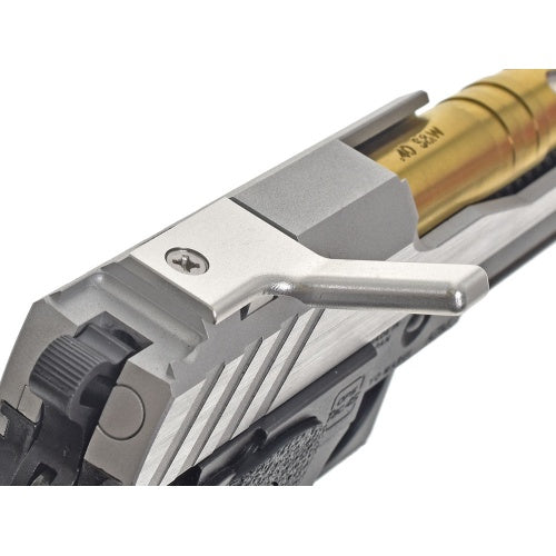 Load image into Gallery viewer, COWCOW RAW Cocking Handle - Standard ER - Silver For Marui Hi-Capa #CCT-TMHC-100