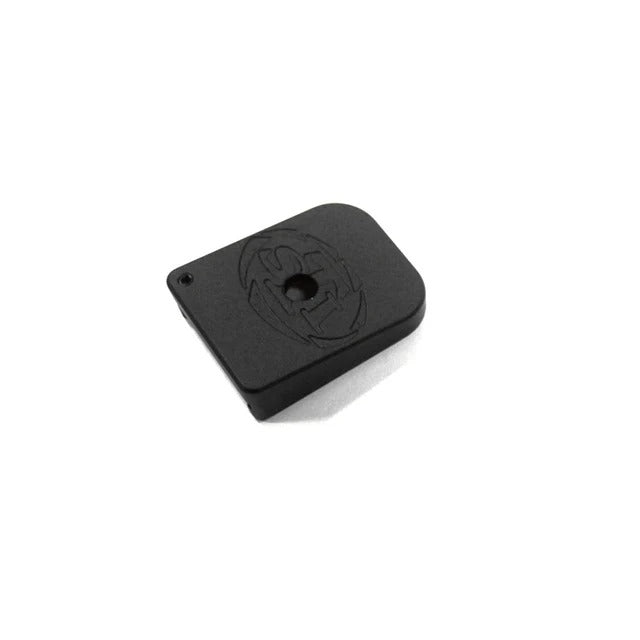 Load image into Gallery viewer, 5KU Aluminum STI Style Magazine Base for Marui Hi-Capa Airsoft ( GB-261 ) Black & Silver