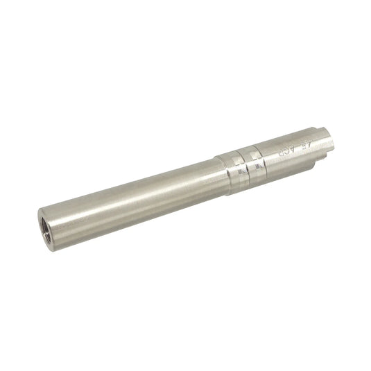 5KU 5 Inch Stainless Steel Threaded Outer Barrel for Marui Hi-Capa GBB Airsoft