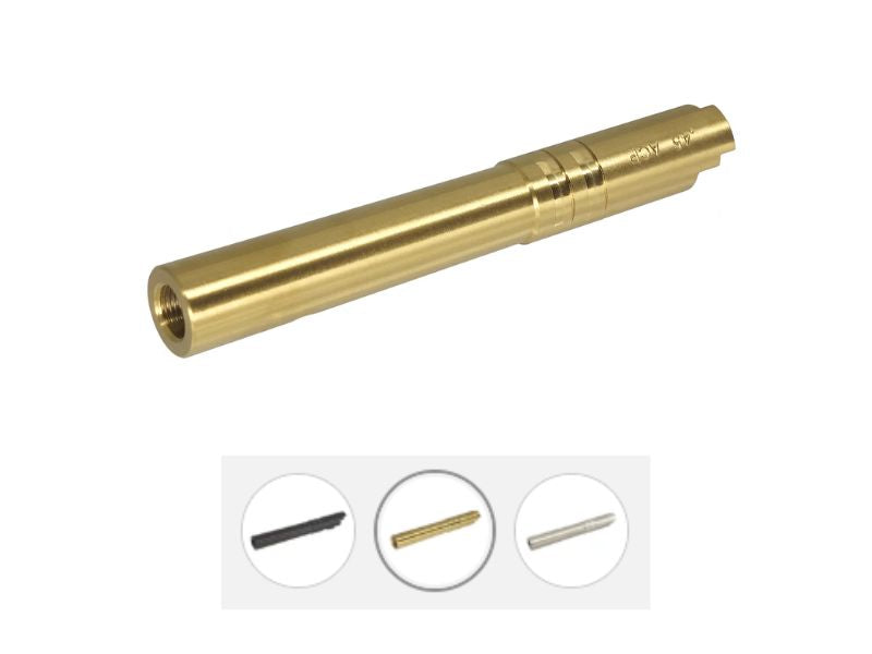 Load image into Gallery viewer, 5KU 5 Inch Stainless Steel Threaded Outer Barrel for Marui Hi-Capa GBB Airsoft #GB-475