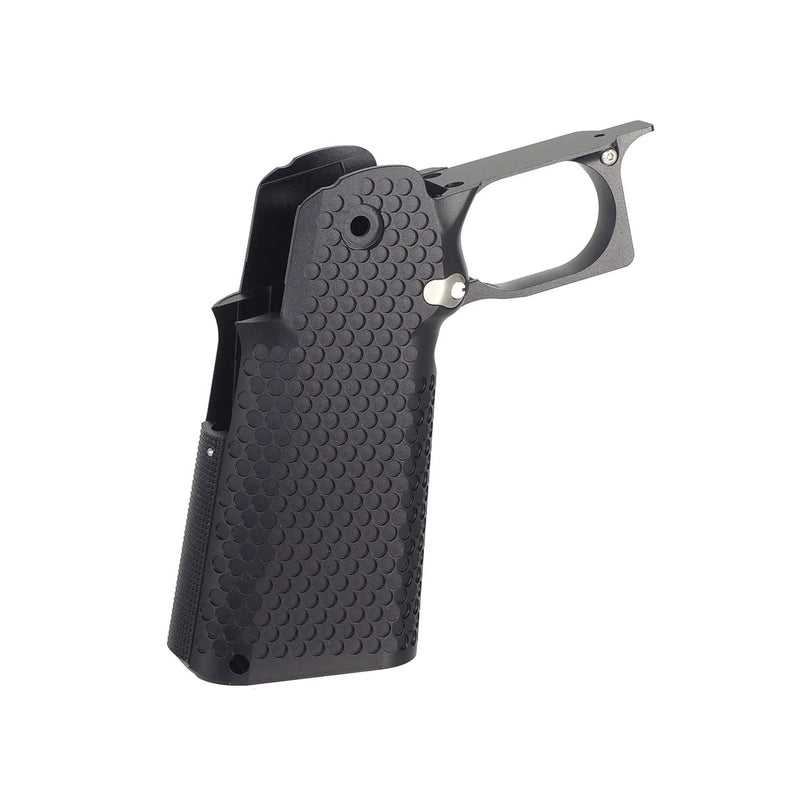 Load image into Gallery viewer, 5KU CNC Aluminum Grip Type.1 for Marui Hi-Capa GBB Airsoft - Black (5KU-GB-489-BK)