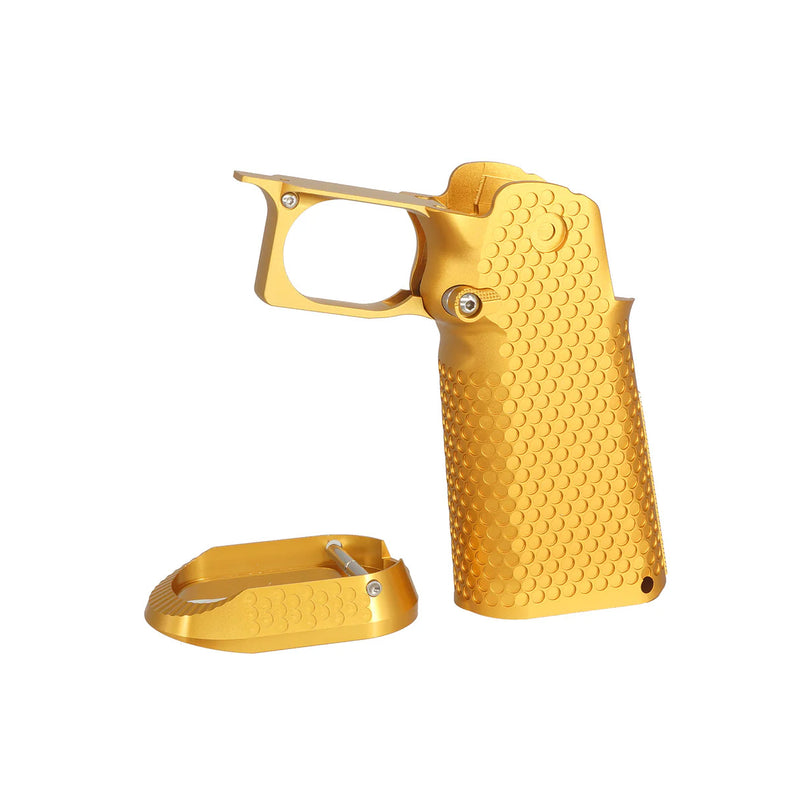 Load image into Gallery viewer, 5KU CNC Aluminum Grip Type.1 for Marui Hi-Capa GBB Airsoft - Gold (5KU-GB-489-GD)