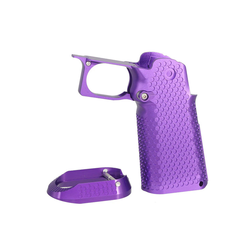 Load image into Gallery viewer, 5KU CNC Aluminum Grip Type.1 for Marui Hi-Capa GBB Airsoft - Purple(5KU-GB-489-PU)