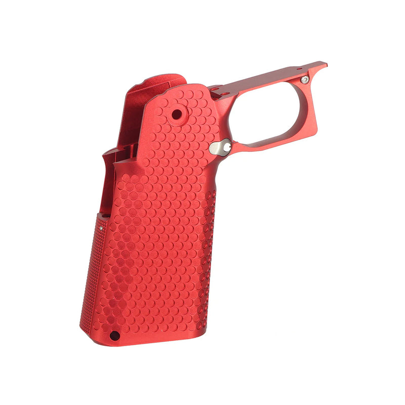 Load image into Gallery viewer, 5KU CNC Aluminum Grip Type.1 for Marui Hi-Capa GBB Airsoft - Red(5KU-GB-489-RD)