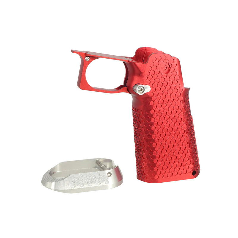 Load image into Gallery viewer, 5KU CNC Aluminum Grip Type.1 for Marui Hi-Capa GBB Airsoft - Red(5KU-GB-489-RD)