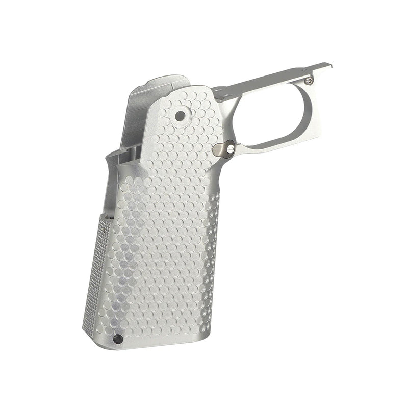 Load image into Gallery viewer, 5KU CNC Aluminum Grip Type.1 for Marui Hi-Capa GBB Airsoft - Silver(5KU-GB-489-SV)