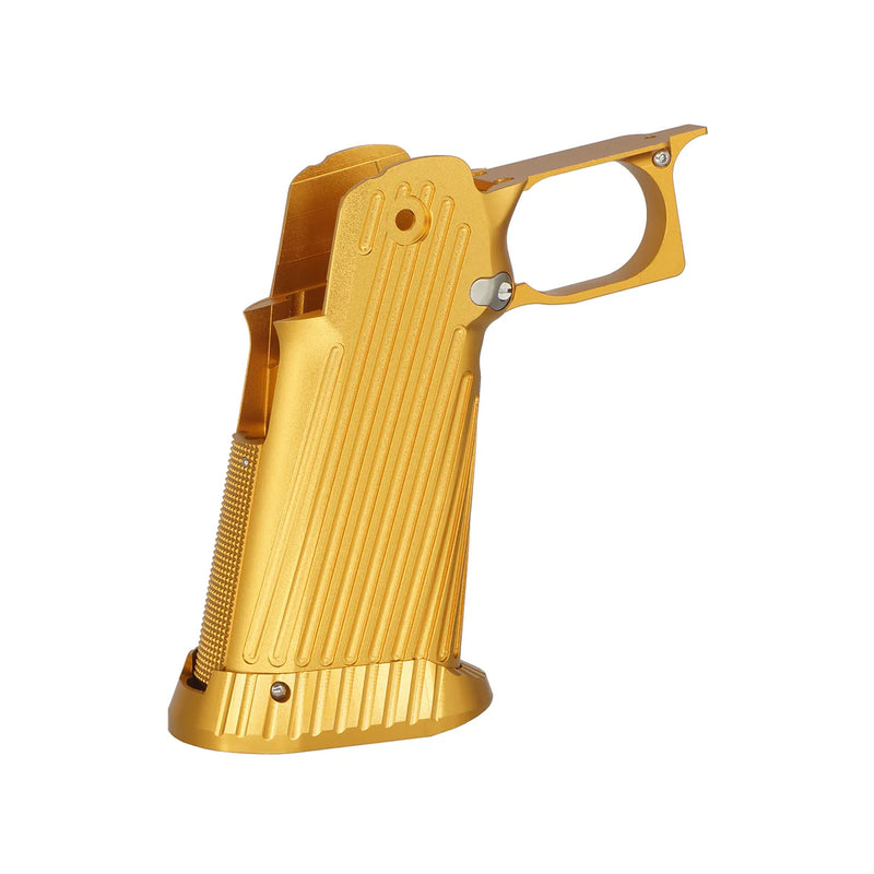 Load image into Gallery viewer, 5KU CNC Aluminum Grip Type.2 for Marui Hi-Capa GBB Airsoft - Gold (5KU-GB-490-GD)
