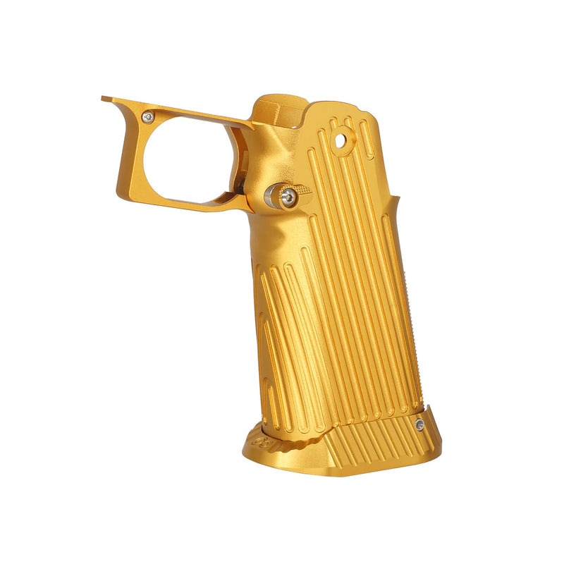 Load image into Gallery viewer, 5KU CNC Aluminum Grip Type.2 for Marui Hi-Capa GBB Airsoft - Gold (5KU-GB-490-GD)