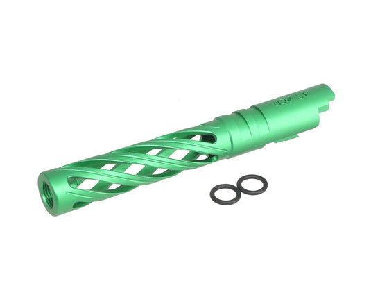 5KU 5.1 Inch Aluminum Hollow Outer Barrel for Marui Hi-Capa-Green 