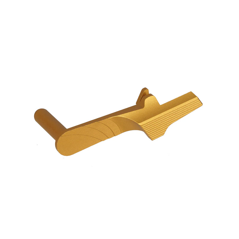 Load image into Gallery viewer, 5KU Aluminum Slide Stop Type.1 for Marui Hi-Capa GBB Airsoft ( 5KU-GB-581 Gold
