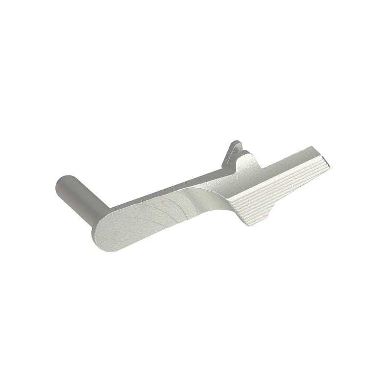 Load image into Gallery viewer, 5KU Aluminum Slide Stop Type.1 for Marui Hi-Capa GBB Airsoft ( 5KU-GB-581 silver