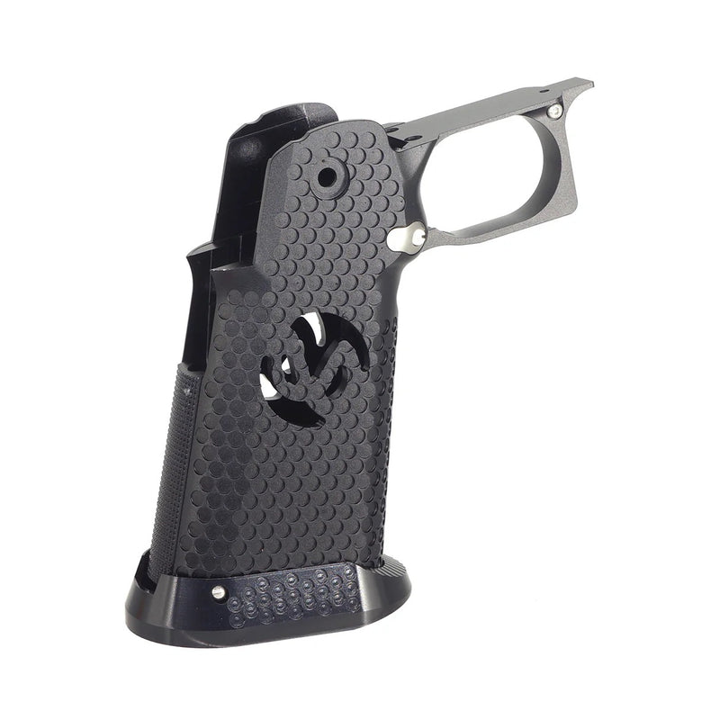Load image into Gallery viewer, 5KU CNC Aluminum Grip Type.3 for Marui Hi-Capa GBB Airsoft - Blakc (5KU-GB-584-BK)