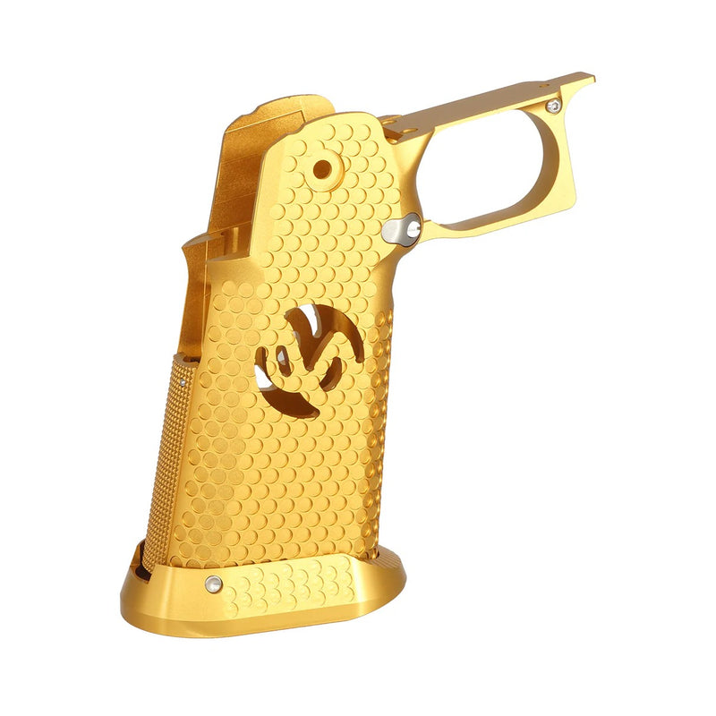 Load image into Gallery viewer, 5KU CNC Aluminum Grip Type.3 for Marui Hi-Capa GBB Airsoft - Gold (5KU-GB-584-GD)