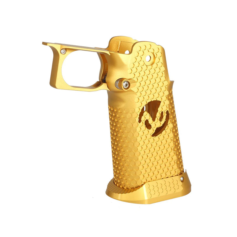 Load image into Gallery viewer, 5KU CNC Aluminum Grip Type.3 for Marui Hi-Capa GBB Airsoft - Gold (5KU-GB-584-GD)