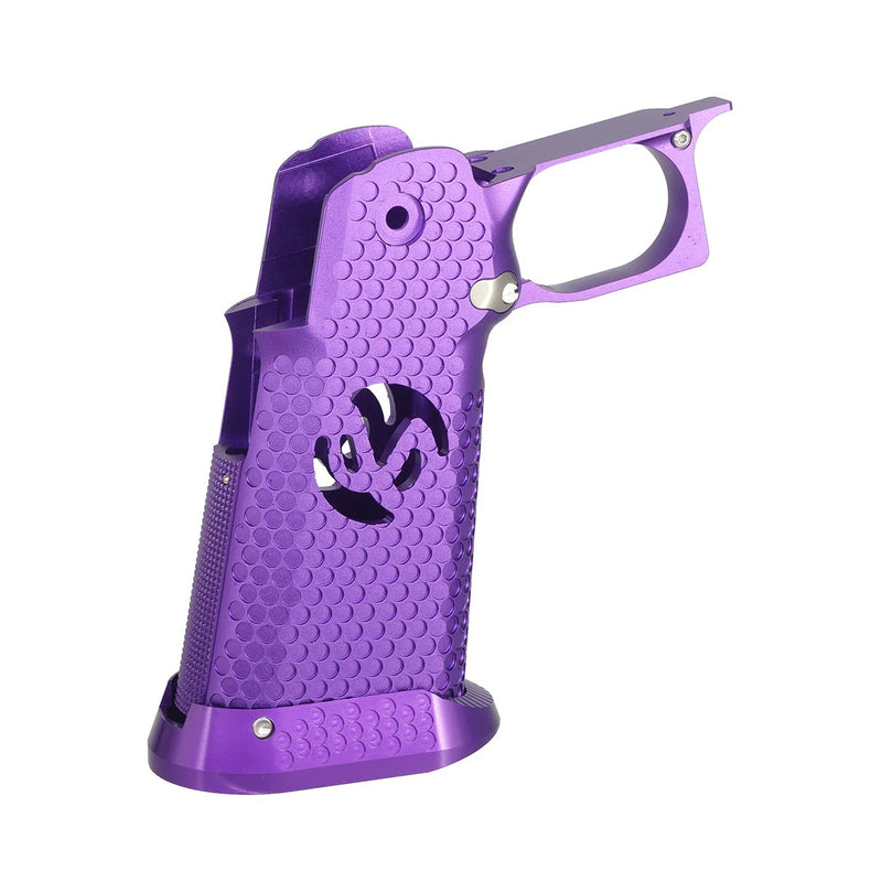 Load image into Gallery viewer, 5KU CNC Aluminum Grip Type.3 for Marui Hi-Capa GBB Airsoft - Purple (5KU-GB-584-PU)