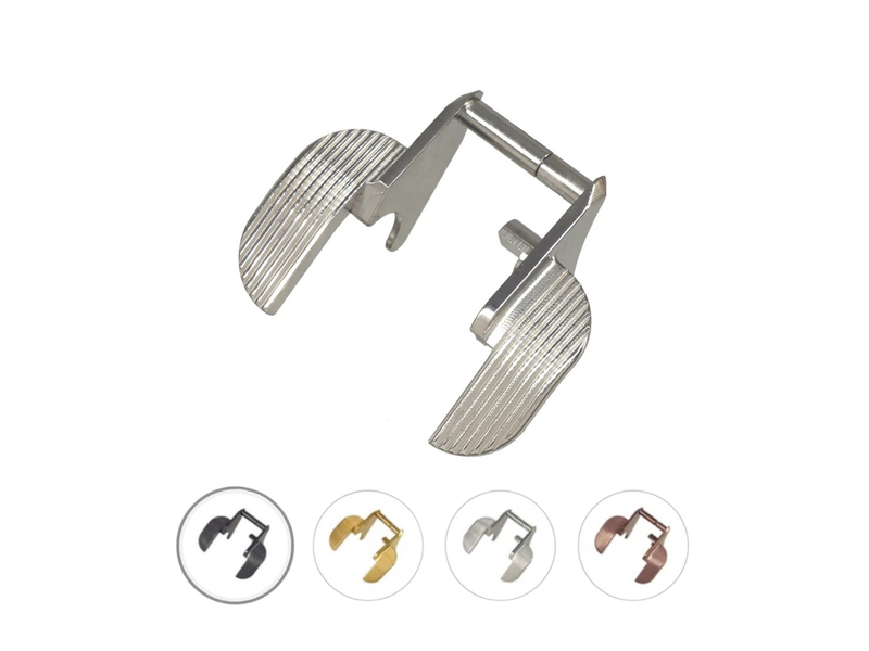 Load image into Gallery viewer, 5KU Stainless Thumb Safety-Ambi Extra Wide for Marui Hi-Capa Airsoft #5KU-GB-605