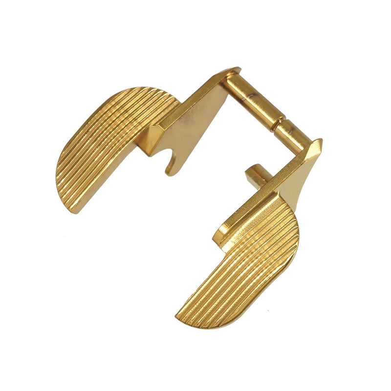 Load image into Gallery viewer, 5KU Stainless Thumb Safety-Ambi Extra Wide for Marui Hi-Capa Airsoft #5KU-GB-605 Gold