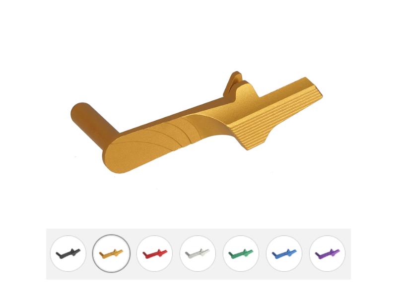 Load image into Gallery viewer, 5KU Aluminum Slide Stop Type.1 for Marui Hi-Capa GBB Airsoft #5KU-GB-581