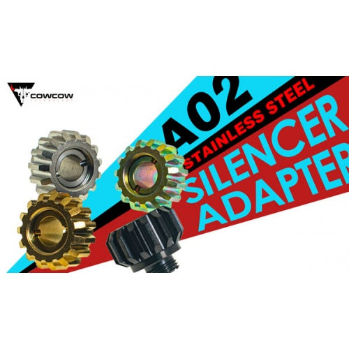 Load image into Gallery viewer, COWCOW A02 Silencer Adapter - Gold For Marui GBB #CCT-TMHC-133