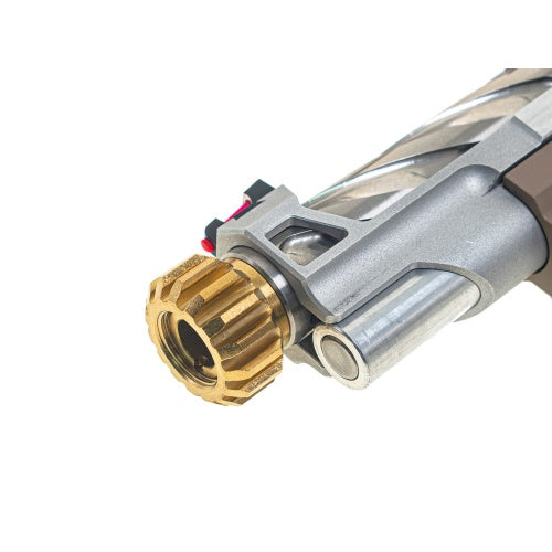 Load image into Gallery viewer, COWCOW A02 Silencer Adapter - Gold For Marui GBB #CCT-TMHC-133
