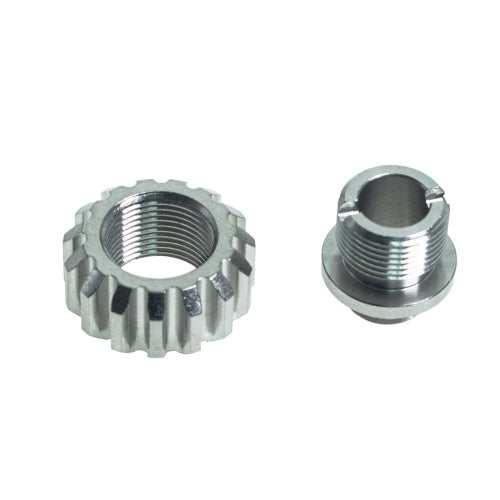 Load image into Gallery viewer, COWCOW A02 Silencer Adapter - Silver For Marui GBB #CCT-TMHC-131