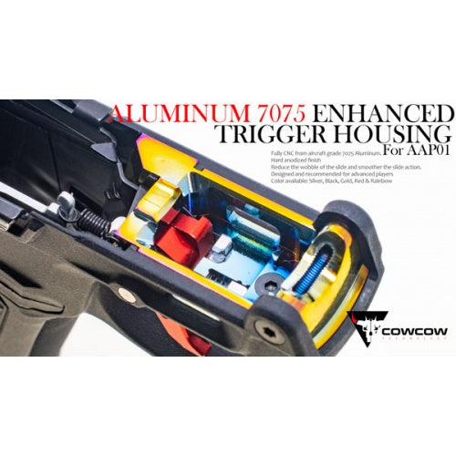 Load image into Gallery viewer, CowCow AAP01 Aluminum Enhanced Trigger Housing - Red - #CCT-AAP01-039