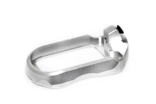 Load image into Gallery viewer, 5KU CNC Aluminum Magwell Type-2 for AAP-01 GBB Pistol #ABAAP-005-SV - Silver