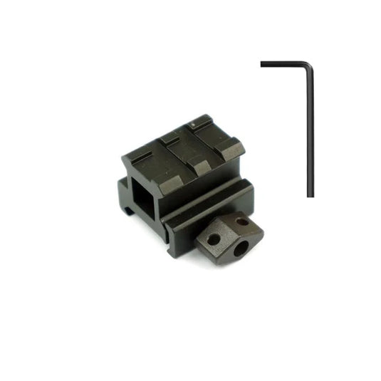 Army Force 20mm 2-Slots 0.83-Inch See-Thru Mini Riser Mount