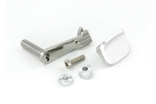AIP Steel Slide Stop with Thumb Rest for Hi-Capa (Silver)