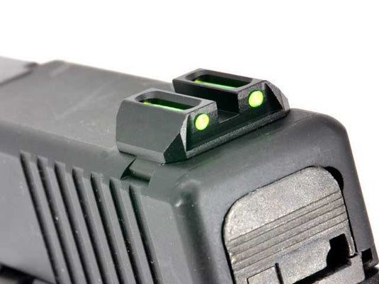 AIP Fiber Fixed Carry Sight Set For Marui G17 