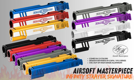 Airsoft Masterpiece “Infinity Strayer Signature” Aluminum Slide for Hi-CAPA 5.1