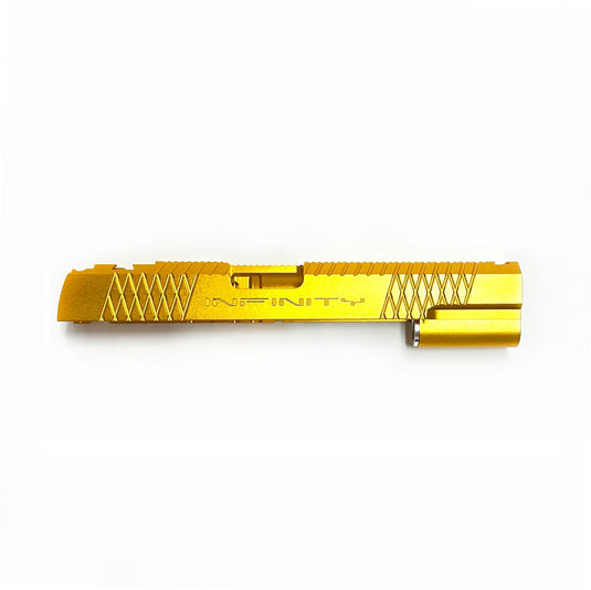 Bomber CNC Aluminum ( Cross STYLE ) Slide for Marui Hi-Capa / 1911 GBB - Gold