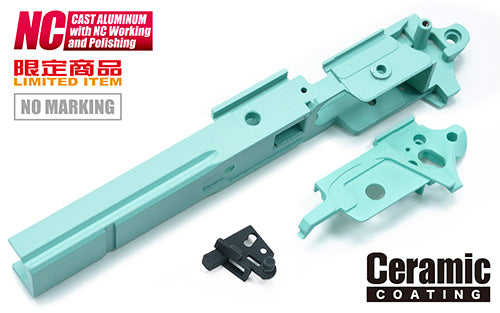 Load image into Gallery viewer, Guarder Aluminum Frame for MARUI HI-CAPA 4.3 (4.3 Type/NO Marking/Robin Egg Blue) #CAPA-61(REB)