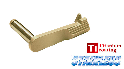 Load image into Gallery viewer, Guarder Stainless Slide Stop for MARUI HI-CAPA 5.1/4.3 MEU / 1911 (Titanium Gold) #CAPA-76(GD)