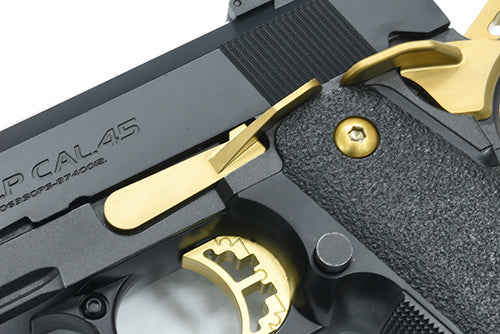 Load image into Gallery viewer, Guarder Stainless Slide Stop for MARUI HI-CAPA 5.1 / MEU / 1911 Gold Match (Titanium Gold) #CAPA-77(GD)