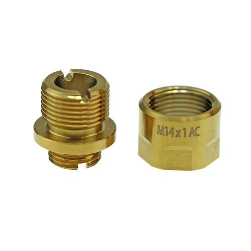 Load image into Gallery viewer, CowCow A01 Stainless Steel Silencer Adapter (11mm to 14mm, Gold) #CCT-TMHC-019