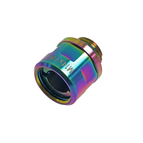 Load image into Gallery viewer, CowCow A01 Stainless Steel Silencer Adapter (11mm to 14mm, Rainbow) #CCT-TMHC-120
