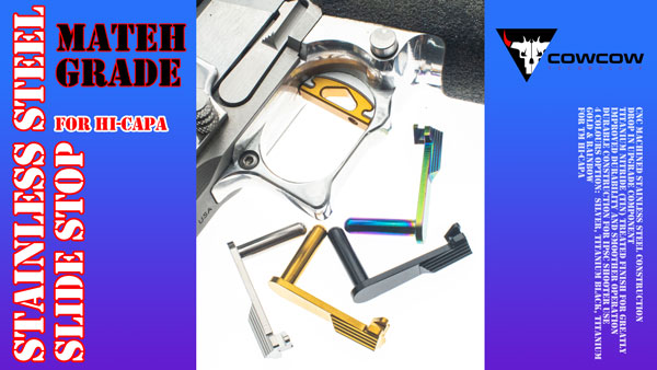 Load image into Gallery viewer, COWCOW Match Grade Stainless Steel Slide Stop (CCT-TMHC-166 to 169)