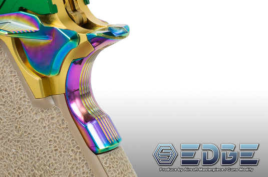 EDGE Custom “DIOMEDEA” Stainless Steel Grip Safety for Hi-CAPA - Silver