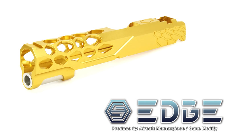 Load image into Gallery viewer, EDGE “SHIELD” Aluminum Standard Slide for Hi-CAPA/1911 #EDGE-SL001-GD - Gold