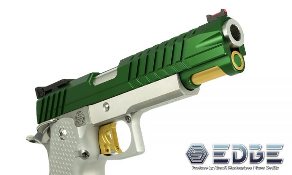 Load image into Gallery viewer, EDGE Custom “MAX” Aluminum Standard Slide for Hi-CAPA/1911 #EDGE-SL009-BK Black