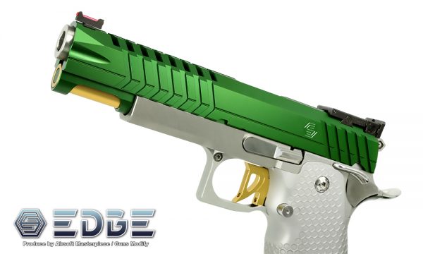 Load image into Gallery viewer, EDGE Custom “MAX” Aluminum Standard Slide for Hi-CAPA/1911 #EDGE-SL009-BK Black