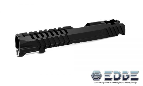 Load image into Gallery viewer, EDGE Custom “MAX” Aluminum Standard Slide for Hi-CAPA/1911 #EDGE-SL009-BK Black
