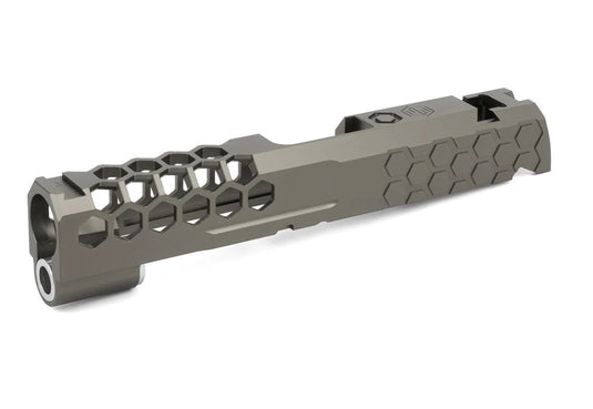 EDGE CUSTOM “HIVE” Aluminum Slide for Hi-CAPA 4.3 - Grey