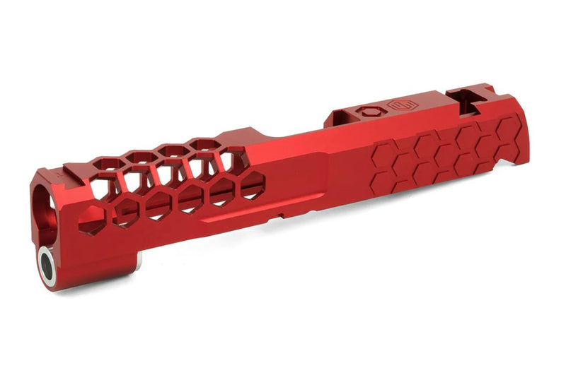 Load image into Gallery viewer, EDGE CUSTOM “HIVE” Aluminum Slide for Hi-CAPA 4.3 - Red