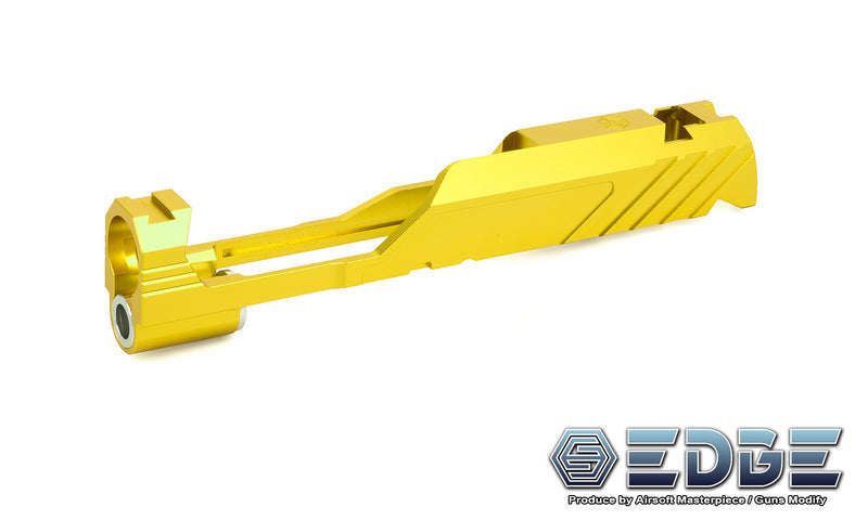 Load image into Gallery viewer, EDGE Custom “MEGA” Aluminum Standard Slide for Hi-CAPA 4.3 #EDGE-SL012-43GD Gold