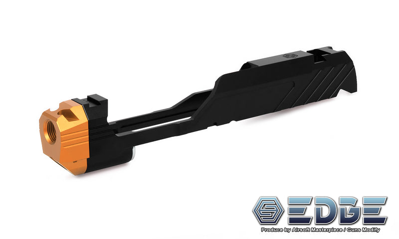 Load image into Gallery viewer, EDGE Custom “MEGA” Aluminum Standard Slide for Hi-CAPA BLACK #EDGE-SL013-BK
