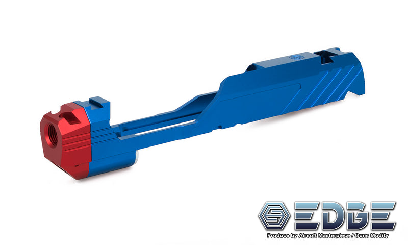 Load image into Gallery viewer, EDGE Custom “MEGA” Aluminum Standard Slide for Hi-CAPA BLUE #EDGE-SL013-BL